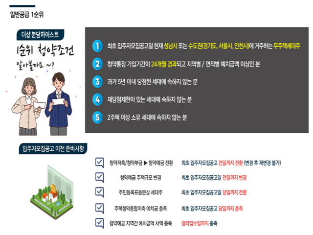 더샵분당하이스트 모델하우스 프리미엄